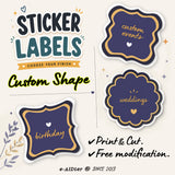 STICKER LABELS (Custom Shape)