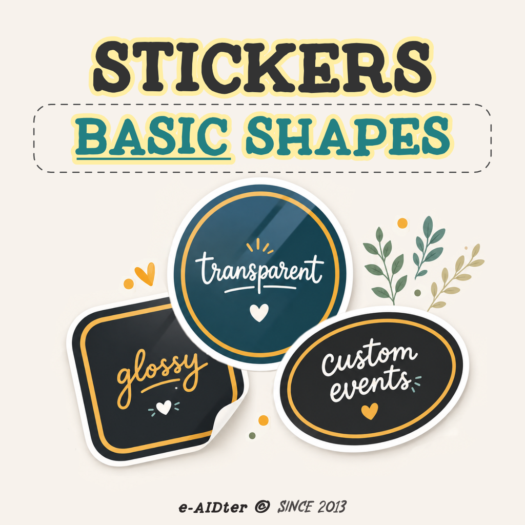 STICKER LABELS (Basic Shape)