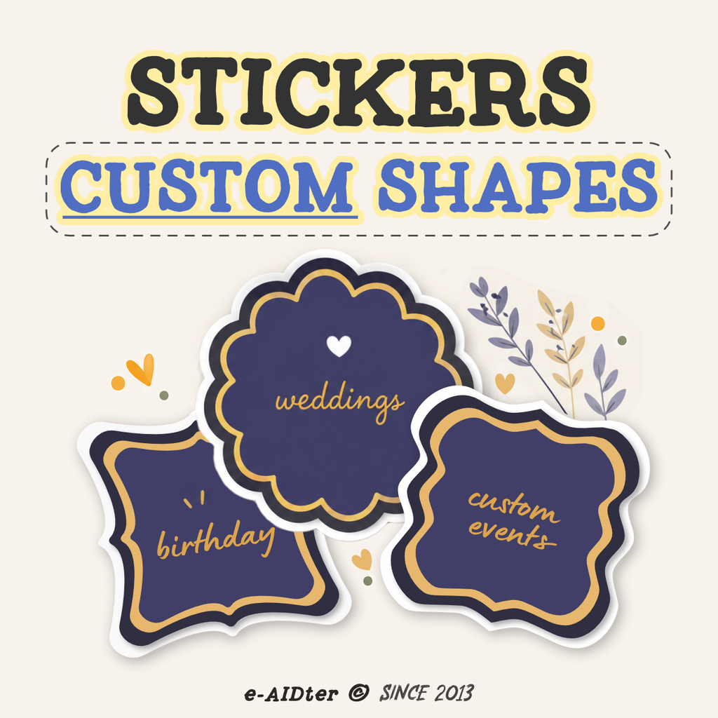 STICKER LABELS (Custom Shape)
