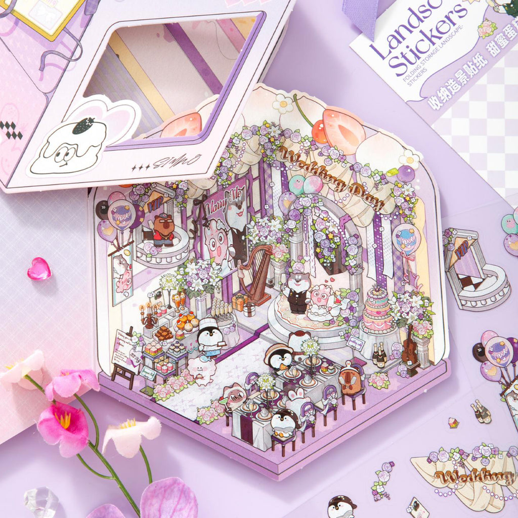 Sweet Cake - 3D Sticker Scenes