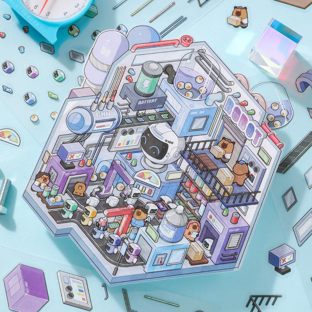 Robo-Bots Workshop - 3D Sticker Scenes