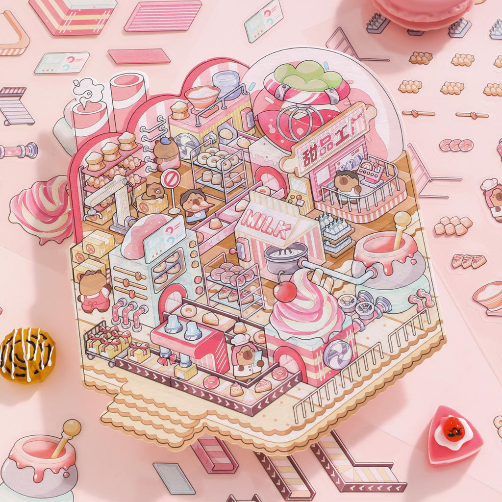 Sweetness Laboratory - 3D Sticker Scenes