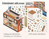 Entertainment Radio - 3D Sticker Scenes