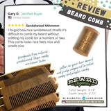 Natural Sandalwood Beard Comb