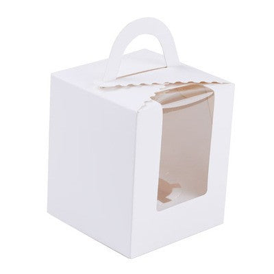 20PCS White Single Cupcake Boxes