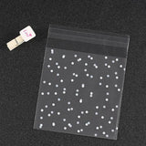 100PCS 10cmx10cm Dots Plastic Packs