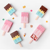 10PCS Pink Ice Cream Shape Boxes