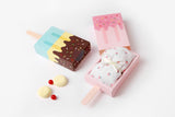 10PCS Pink Ice Cream Shape Boxes