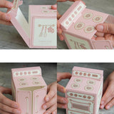 10PCS Lime Green Vintage Oven Boxes